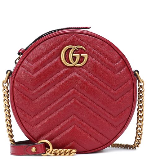 round red gucci bag|Gucci red marmont bag small.